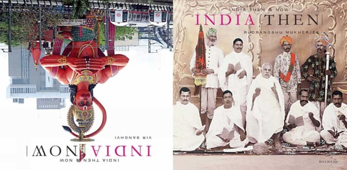 Hardcover India Then and Now Book