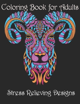 Paperback Coloring Book for Adults: Stress Relieving Animal Designs Book