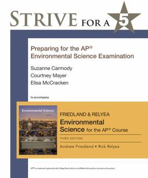 Paperback Strive for a 5: Preparing for the Ap(r) Environmental Science Exam Book