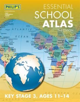 Paperback Philip's Essential School Atlas Book