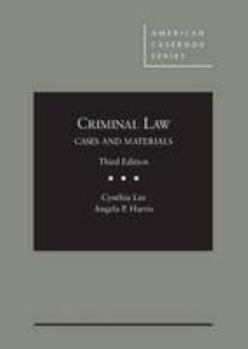 Hardcover Criminal Law, Cases and Materials Book