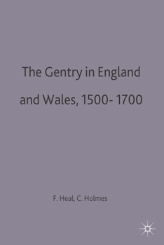 Paperback The Gentry in England and Wales, 1500-1700 Book