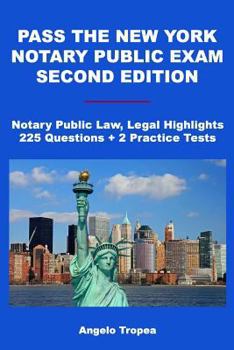 Paperback Pass the New York Notary Public Exam Second Edition Book