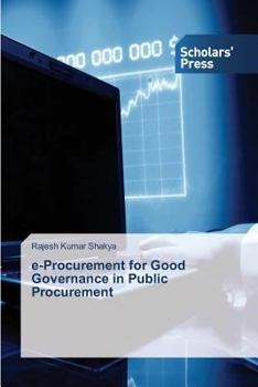 Paperback e-Procurement for Good Governance in Public Procurement Book
