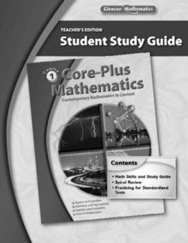 Paperback Core-Plus Mathematics: Contemporary Mathematics in Context, Course 1, Student Study Guide Book