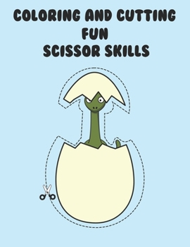 Paperback Color and Cut: Fine Motor and Scissor Skills Book