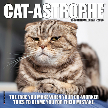 Mini-Disc Cat-Astrophe 2026 Mini Wall Calendar Book