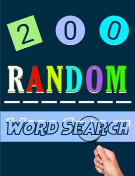 Paperback 200 Random Word Search Book