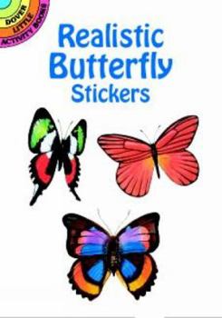 Paperback Realistic Butterfly Stickers [With Stickers] Book