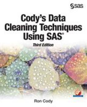 Paperback Cody's Data Cleaning Techniques Using SAS, Third Edition Book