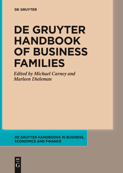 Paperback de Gruyter Handbook of Business Families Book