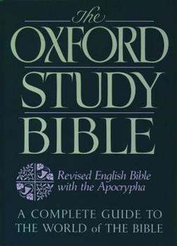 Hardcover Oxford Study Bible-Reb Book