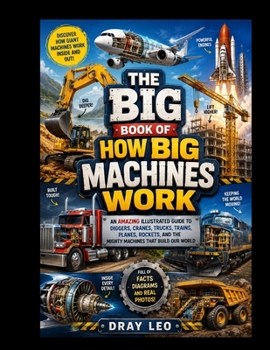 The Big Book of How Big Machines Work: An Amazing Illustrated Guide to Diggers, Cranes, Trucks, Trains, Planes, Rockets, and the Mighty Machines That
