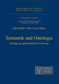 Hardcover Semantik und Ontologie [German] Book
