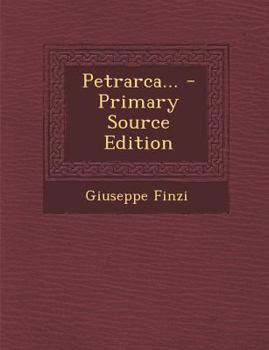 Paperback Petrarca... [Italian] Book