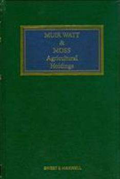Hardcover Muir Watt Moss: Agricultural Holdings Book