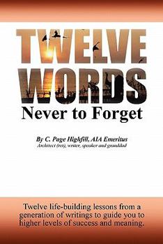 Paperback Twelve Words Never to Forget Book