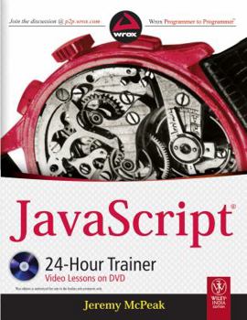Paperback JAVASCRIPT 24-HOUR TRAINER Book
