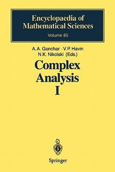 Paperback Complex Analysis I: Entire and Meromorphic Functions Polyanalytic Functions and Their Generalizations Book