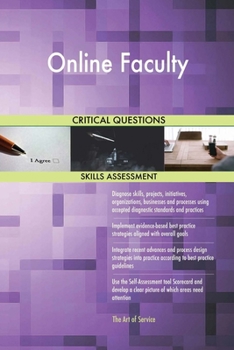 Paperback Online Faculty Critical Questions Skills Assessment Book