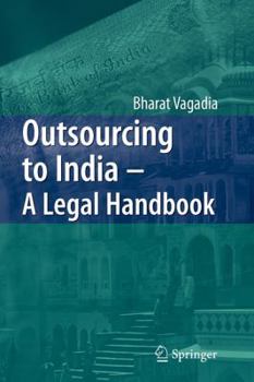 Paperback Outsourcing to India - A Legal Handbook Book