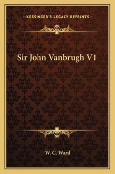 Paperback Sir John Vanbrugh V1 Book