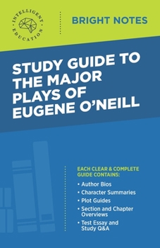 Paperback Study Guide to The Major Plays of Eugene O'Neill Book