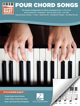 Paperback Four Chord Songs - Super Easy Songbook Book