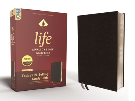 Bonded Leather Niv, Life Application Study Bible, Third Edition, Bonded Leather, Black, Red Letter Edition Book