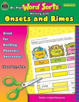Paperback Dr. Fry's Word Sorts: Working with Onsets and Rimes Book