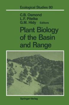 Paperback Plant Biology of the Basin and Range Book