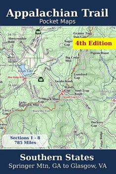 Paperback Appalachian Trail Pocket Maps - Southern States Book