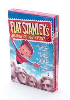 Paperback Flat Stanley's Worldwide Adventures #1-4 Book