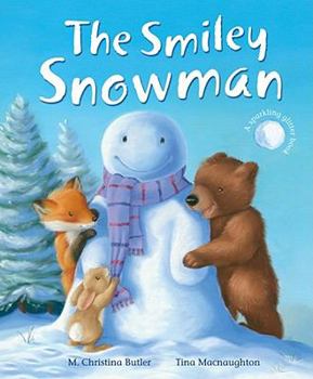 Hardcover The Smiley Snowman Book