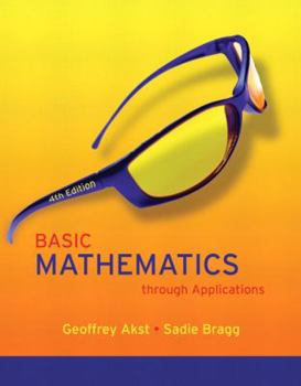 Paperback Basic Mathematics Through Applications [With CDROM] Book