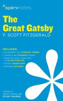 Paperback The Great Gatsby Sparknotes Literature Guide: Volume 30 Book