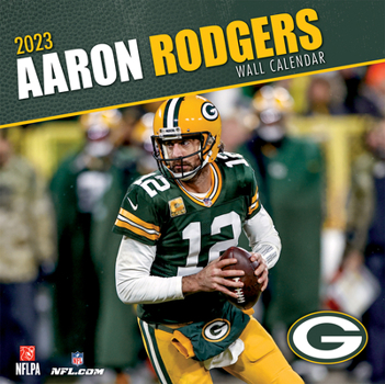 Calendar Green Bay Packers Aaron Rodgers 2023 12x12 Player Wall Calendar Book