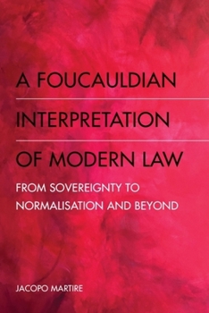 Hardcover A Foucauldian Interpretation of Modern Law: From Sovereignty to Normalisation and Beyond Book