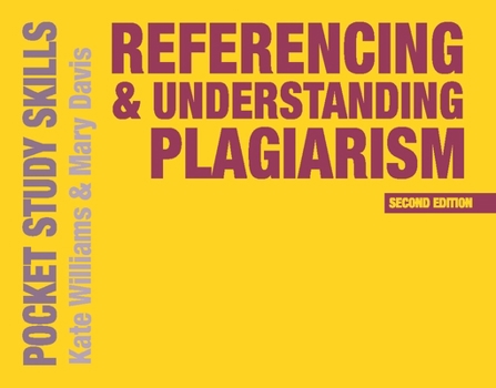 Paperback Referencing and Understanding Plagiarism Book