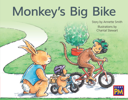 Paperback Monkey's Big Bike: Leveled Reader Red Fiction Level 3 Grade 1 Book