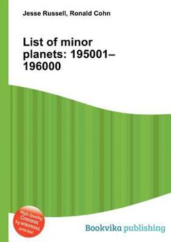 Paperback List of Minor Planets: 195001-196000 Book
