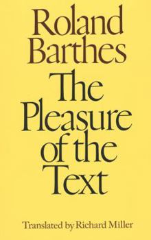 Paperback The Pleasure of the Text Book