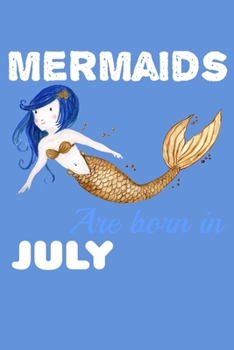 Paperback Mermaids Are Born In July: Recipe Book Food Book