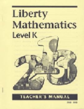 Paperback Liberty Mathematics Level K Teacher Book