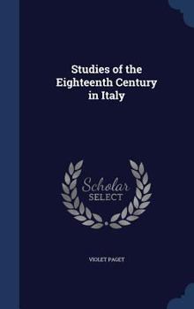 Hardcover Studies of the Eighteenth Century in Italy Book