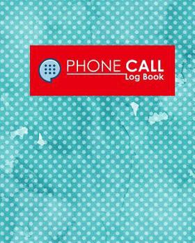 Paperback Phone Call Log Book