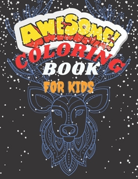 Paperback Awesome Coloring Book for Kids Book