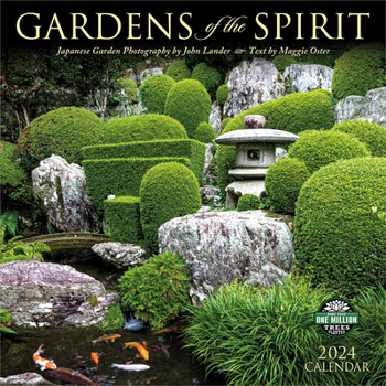 Calendar Gardens of the Spirit 2024 Wall Calendar: Japanese Garden Photography Book