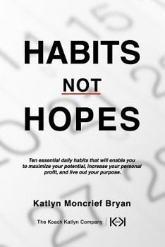 Paperback Habits Not Hopes Book