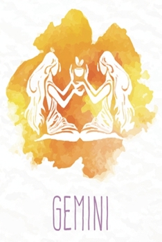 Paperback Gemini: Constellation Sketch Book, Gemini Zodiac sign Design, 6"x9", 120 pages Sketch Book